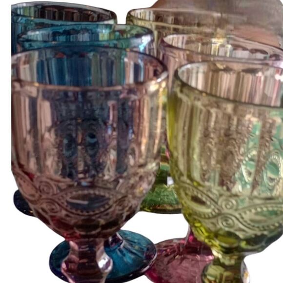 Wine goblets, individual, pick your color, pick one - Picture 6 of 7